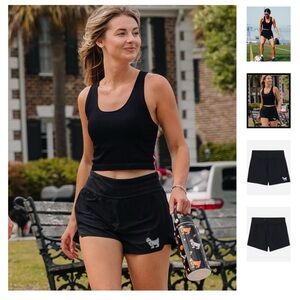 GOAT USA Stylish Black Athletic Shorts for Women